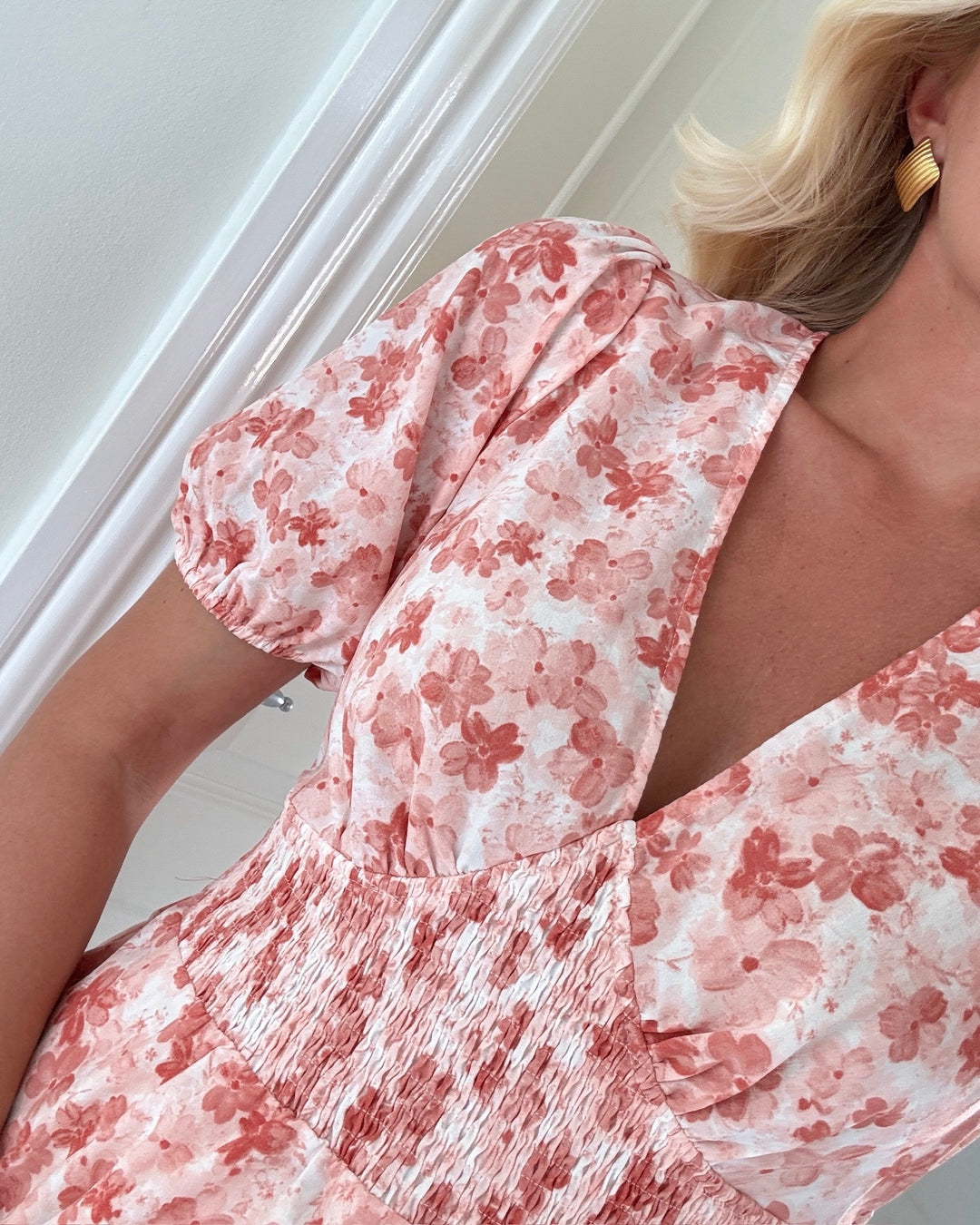 A-View bluse lassie rose/white
