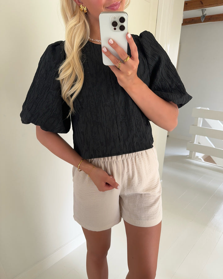Y.A.S bluse minu 2/4 short black