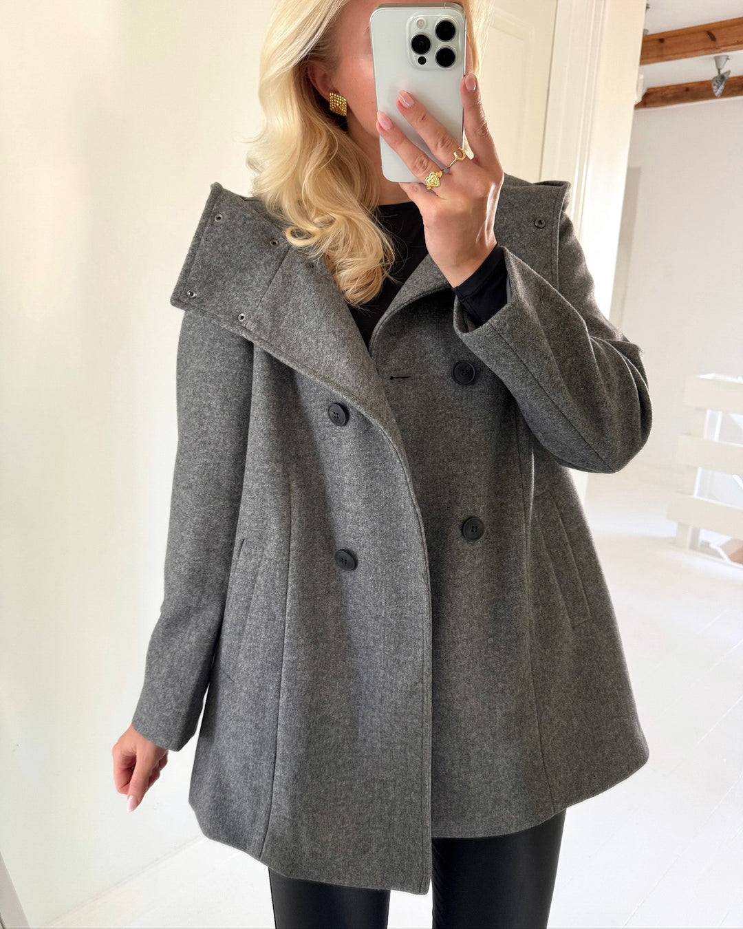 Vero Moda jakke fortuneshila medium grey melange