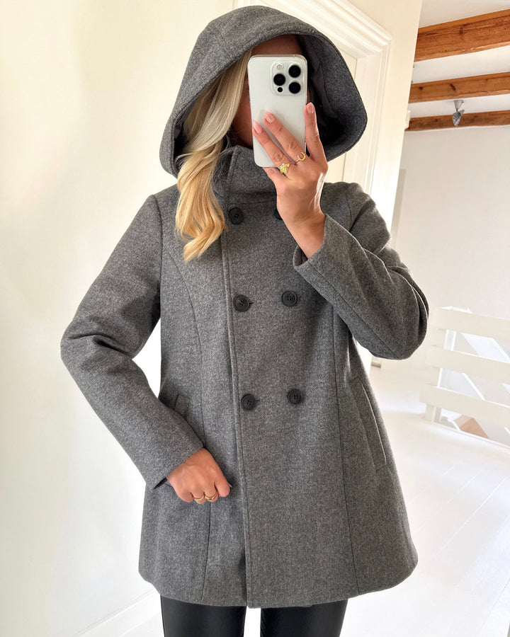 Vero Moda jakke fortuneshila medium grey melange