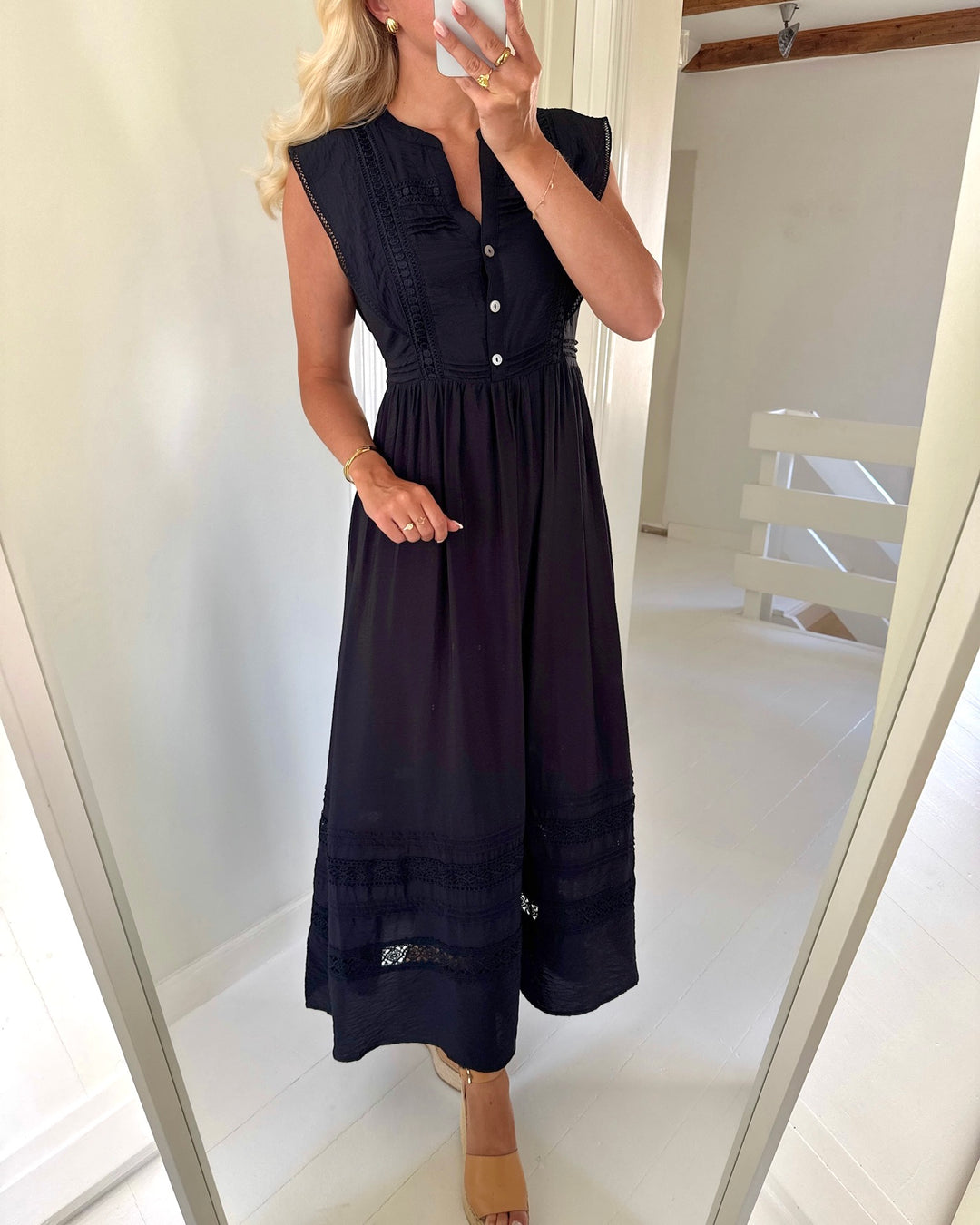 Vero Moda kjole jules sl tape black