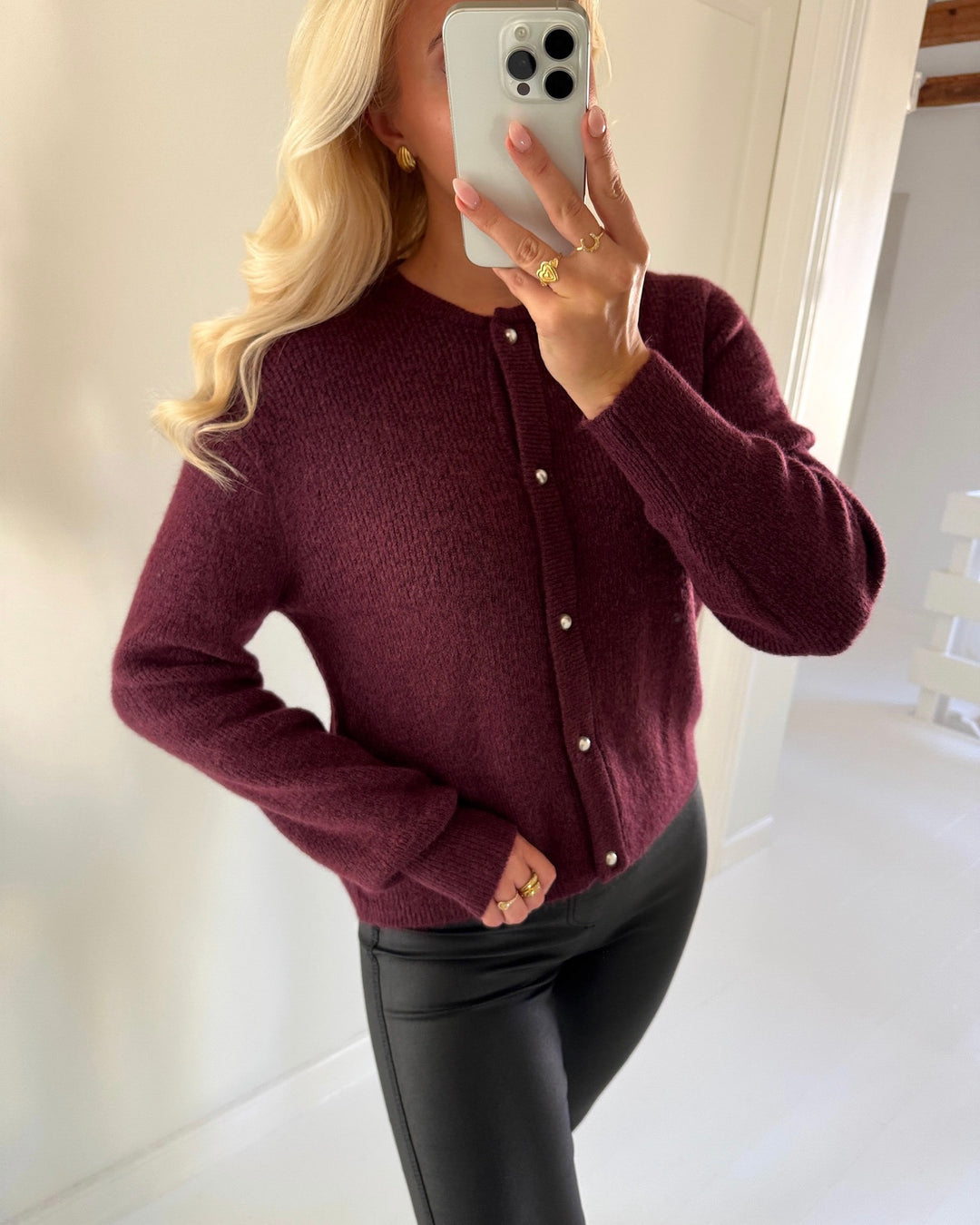 JDY cardigan lumi ls button fig/melange