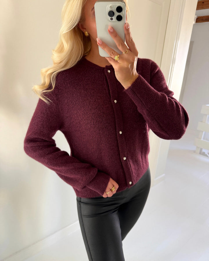 JDY cardigan lumi ls button fig/melange