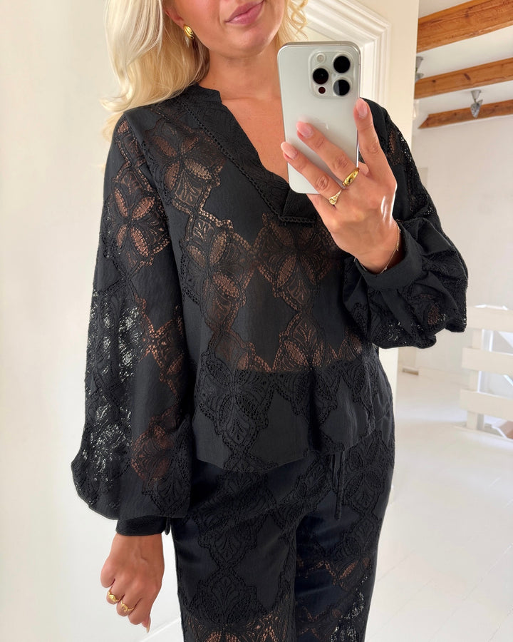 Love&Divine bluse love1307 black