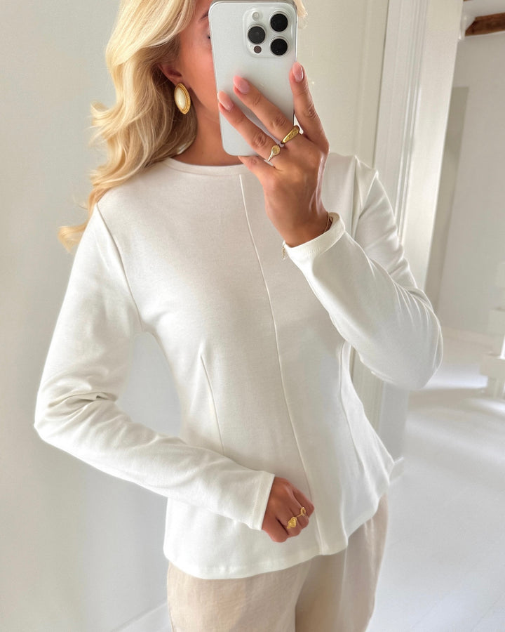 JDY bluse eva l/s egret