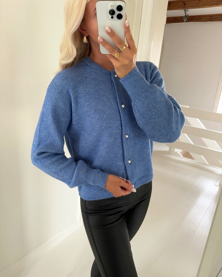 JDY cardigan lumi life ls button knit ebb and flow/melange