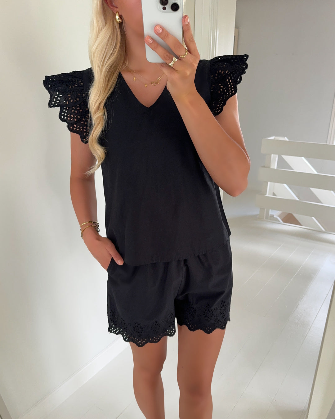 Only top lou life em ss frill black