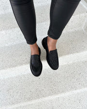 Cphs loafers black glitter - FORUDBESTILLING LEV. UGE 37/38