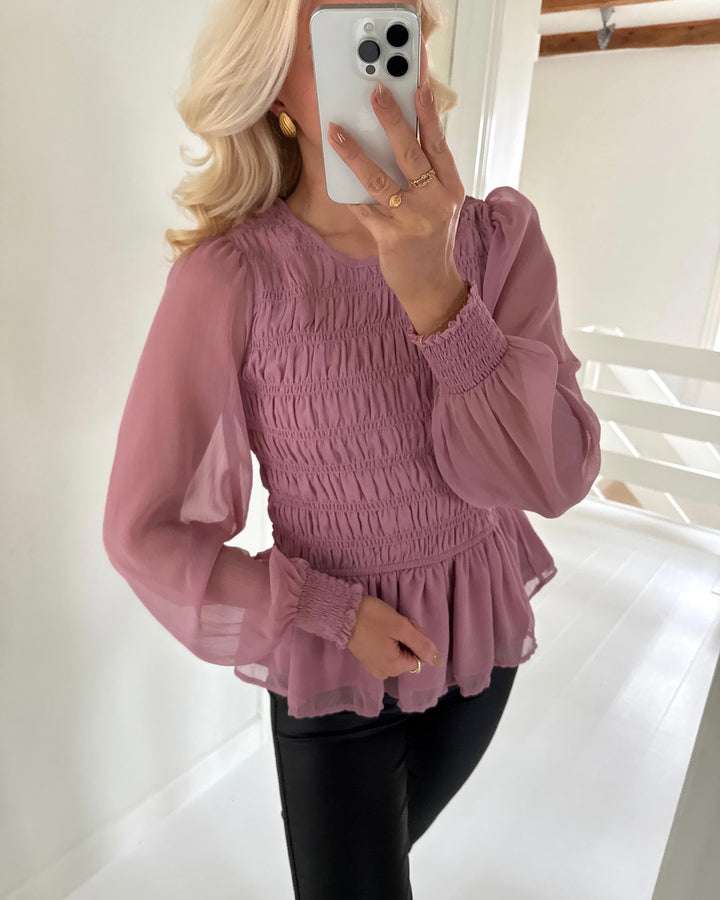 Sister's Point bluse uda-ls dusty blush