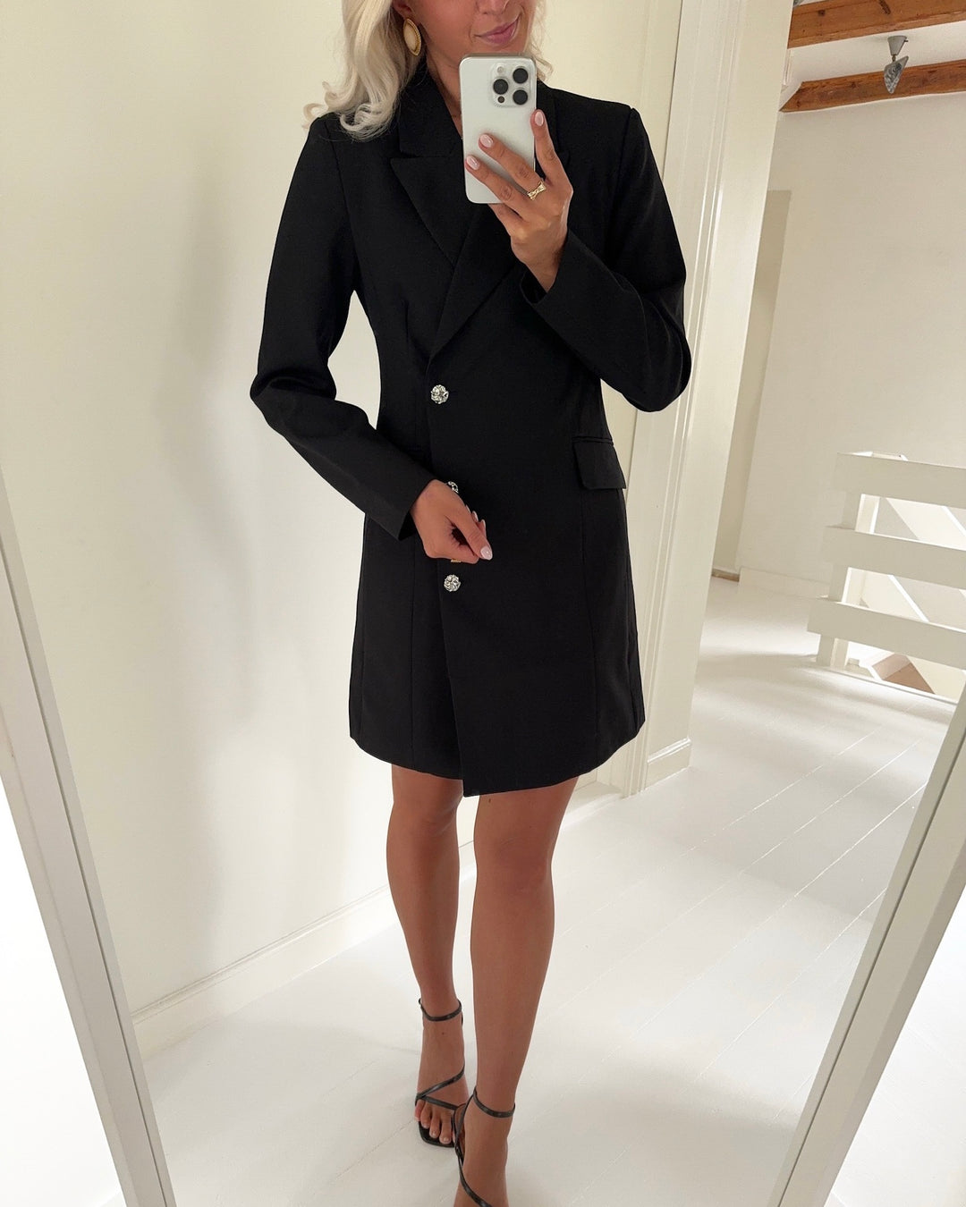 JDY kjole janet ls blazer black