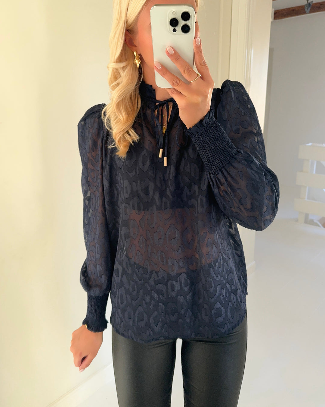 Love&Divine bluse love490-11 navy