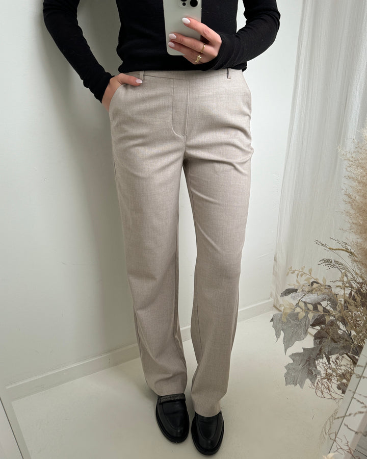 Vero Moda bukser maya silver mink/melange