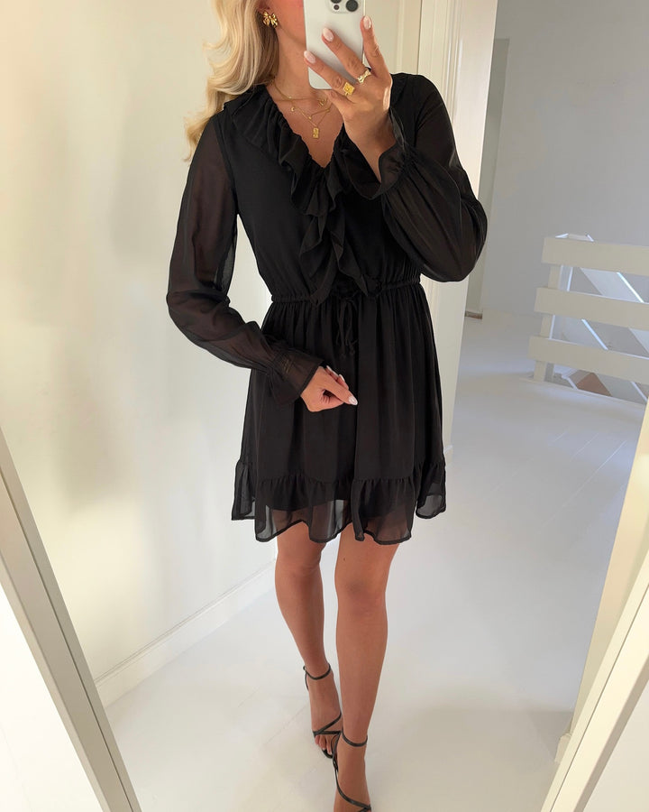 Vero Moda kjole dora ls short black