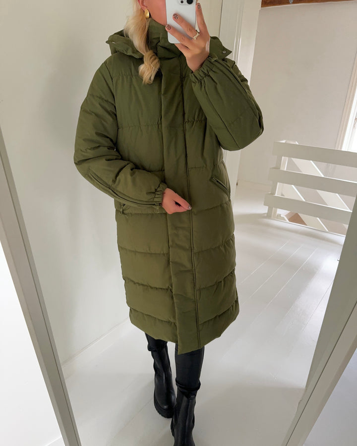 JDY jakke flotte winter moss/DTM