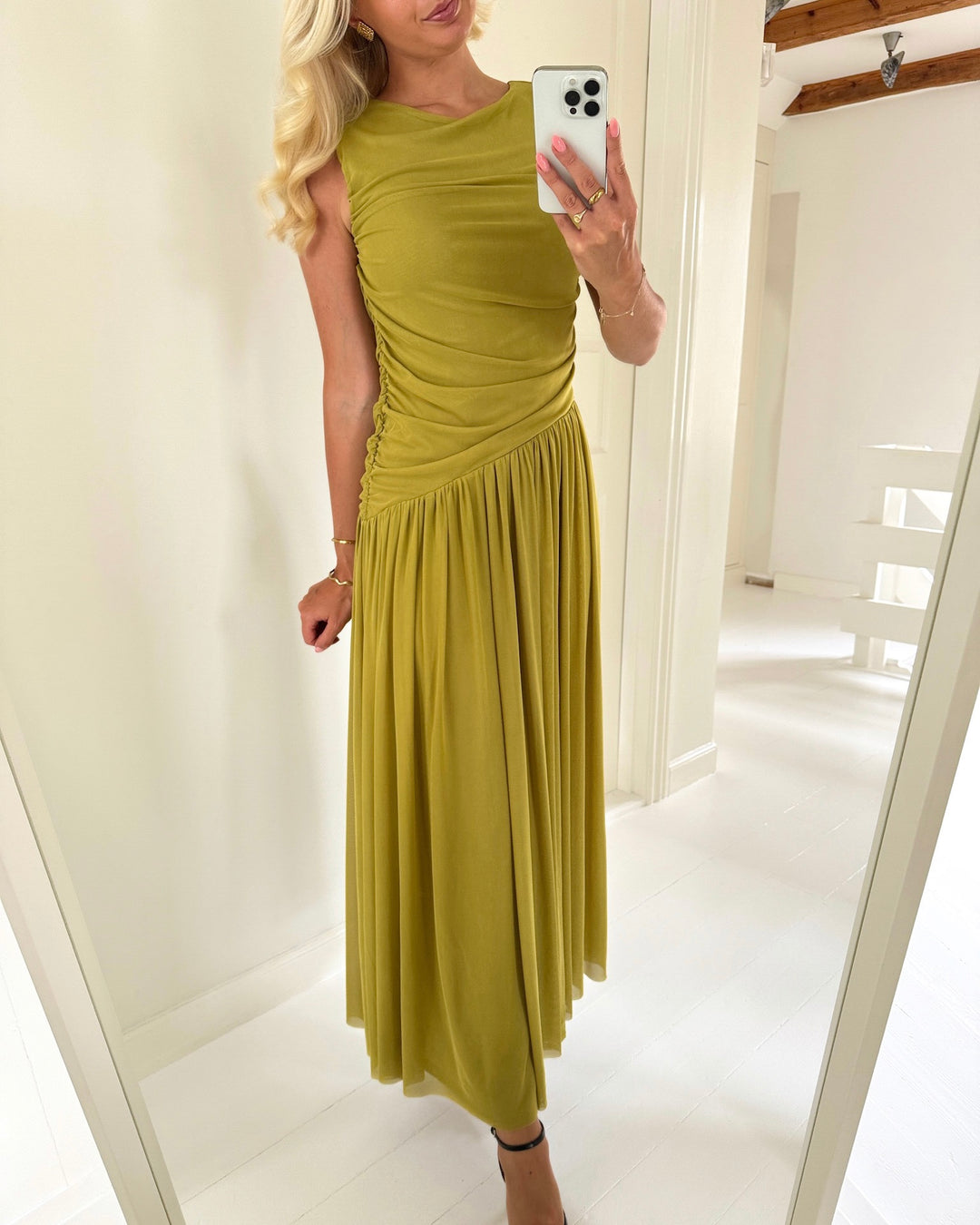 Vero Moda kjole penelope sl maxi pickled pepper