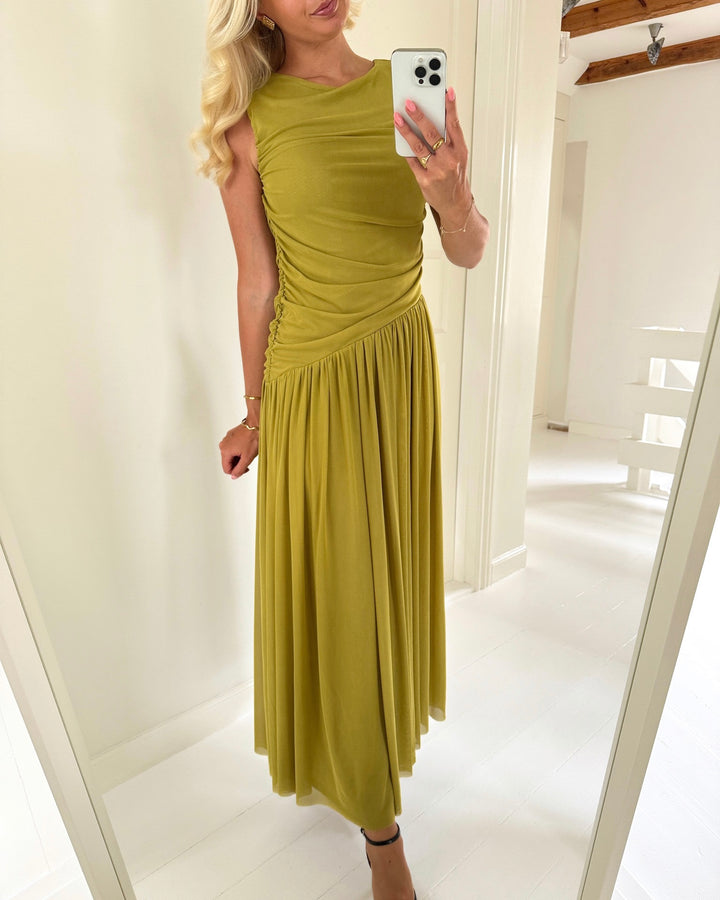 Vero Moda kjole penelope sl maxi pickled pepper