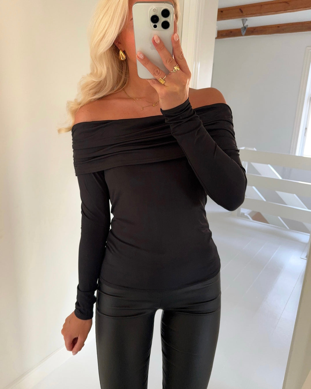 Sister's Point bluse nubi-t black