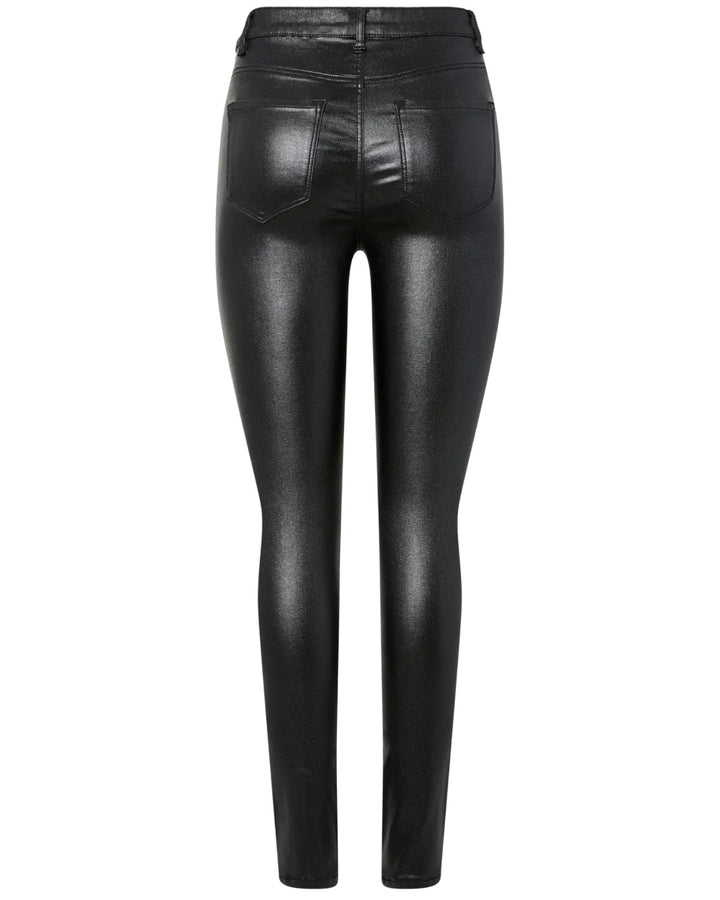 Pieces leggings highskin wear black glitter