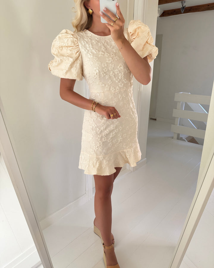 Vero Moda kjole fia ss o-neck pastel yellow