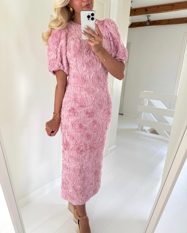 Y.A.S kjole linnea 2/4 long bleached mauve