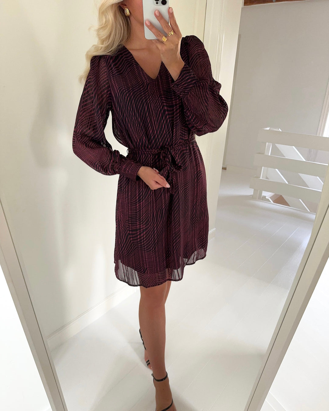 Vero Moda kjole gebra gedna ls abk winetasting gebra