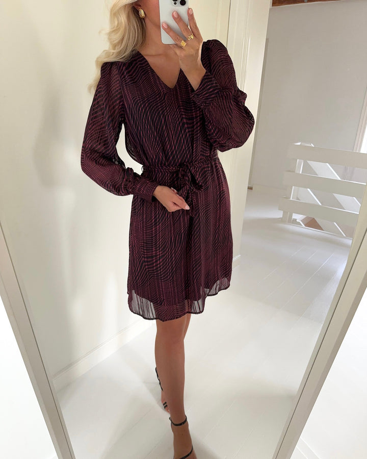 Vero Moda kjole gebra gedna ls abk winetasting gebra