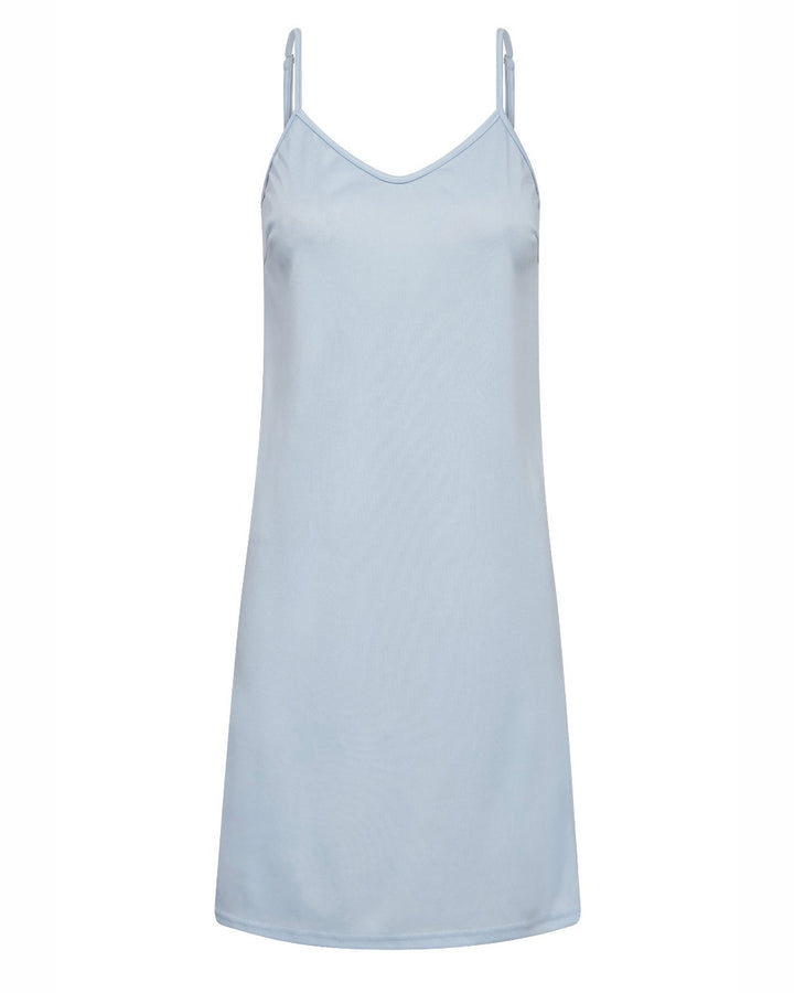 A-View kjole slip light blue