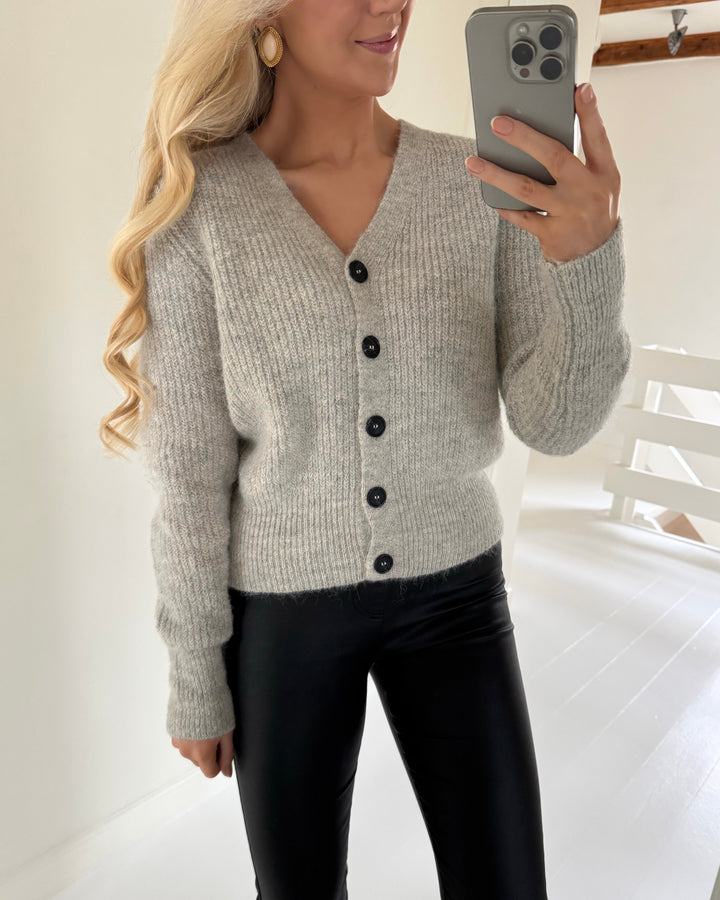 Sister's Point cardigan hapi-ca l. grey melange