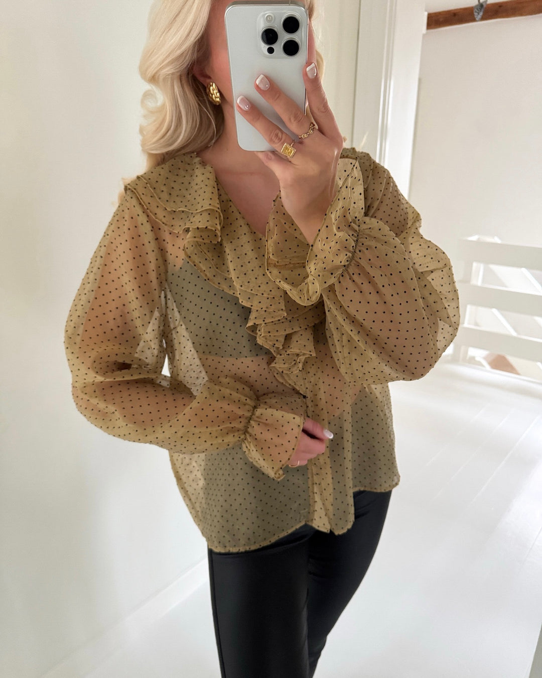 Love&Divine skjorte love1431 dot - FORUDBESTILLING LEV. UGE 5