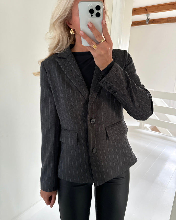 Sister's Point blazer elai-bl d. grey pinstripe
