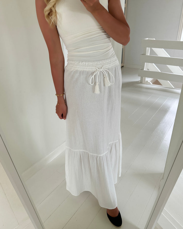 Vero Moda nederdel pretty hw maxi snow white