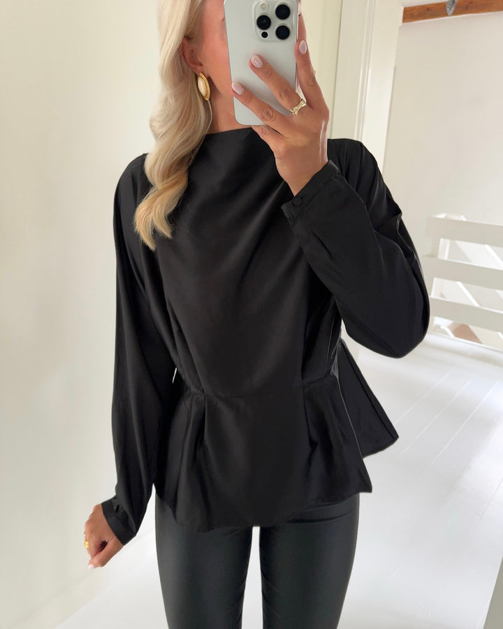 Y.A.S bluse yera ls black