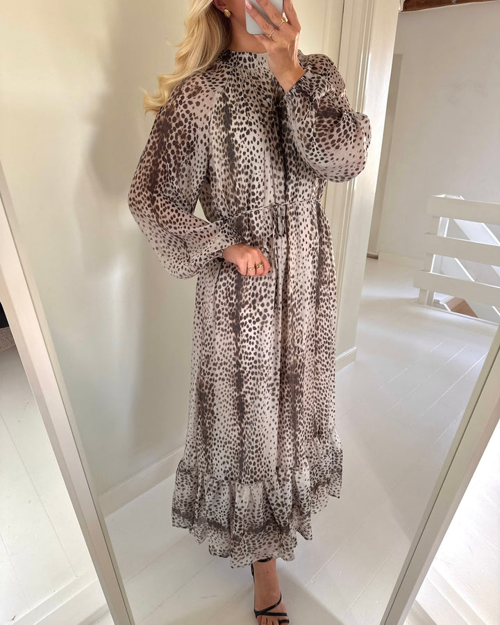 Y.A.S kjole cheemi ls sea pearl/cheemi print