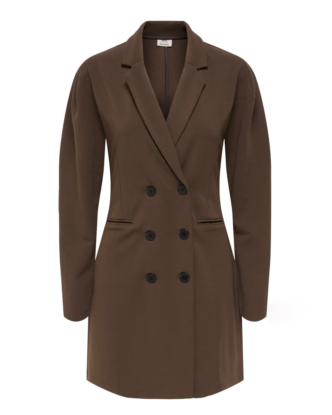 JDY kjole catia elsa ls blazer chocolate brown