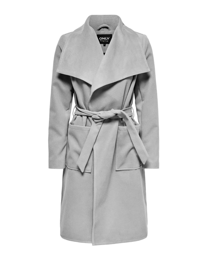 Only frakke newphoebe drapy light grey melange