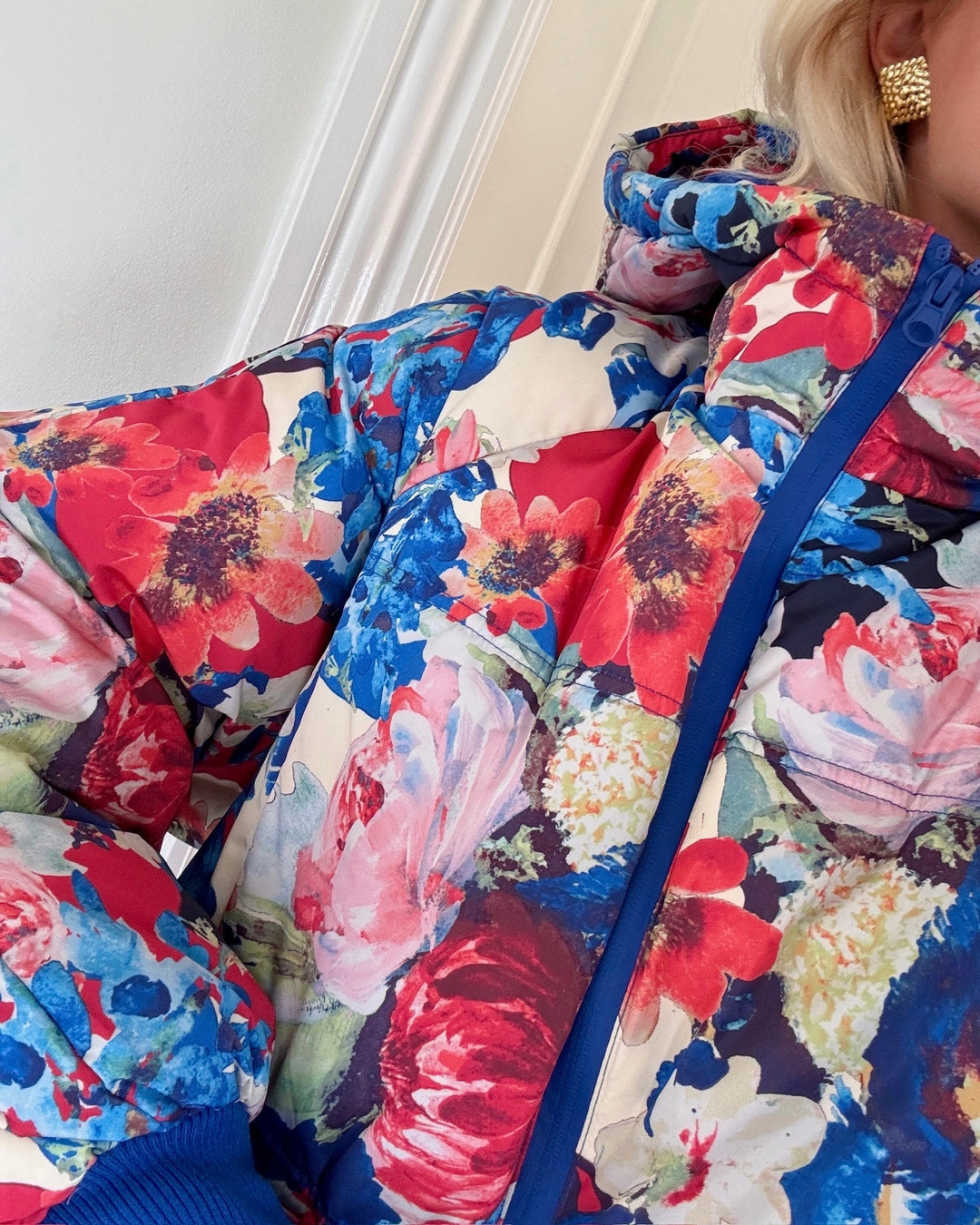 Y.A.S jakke similly padded s. birch/ayana print
