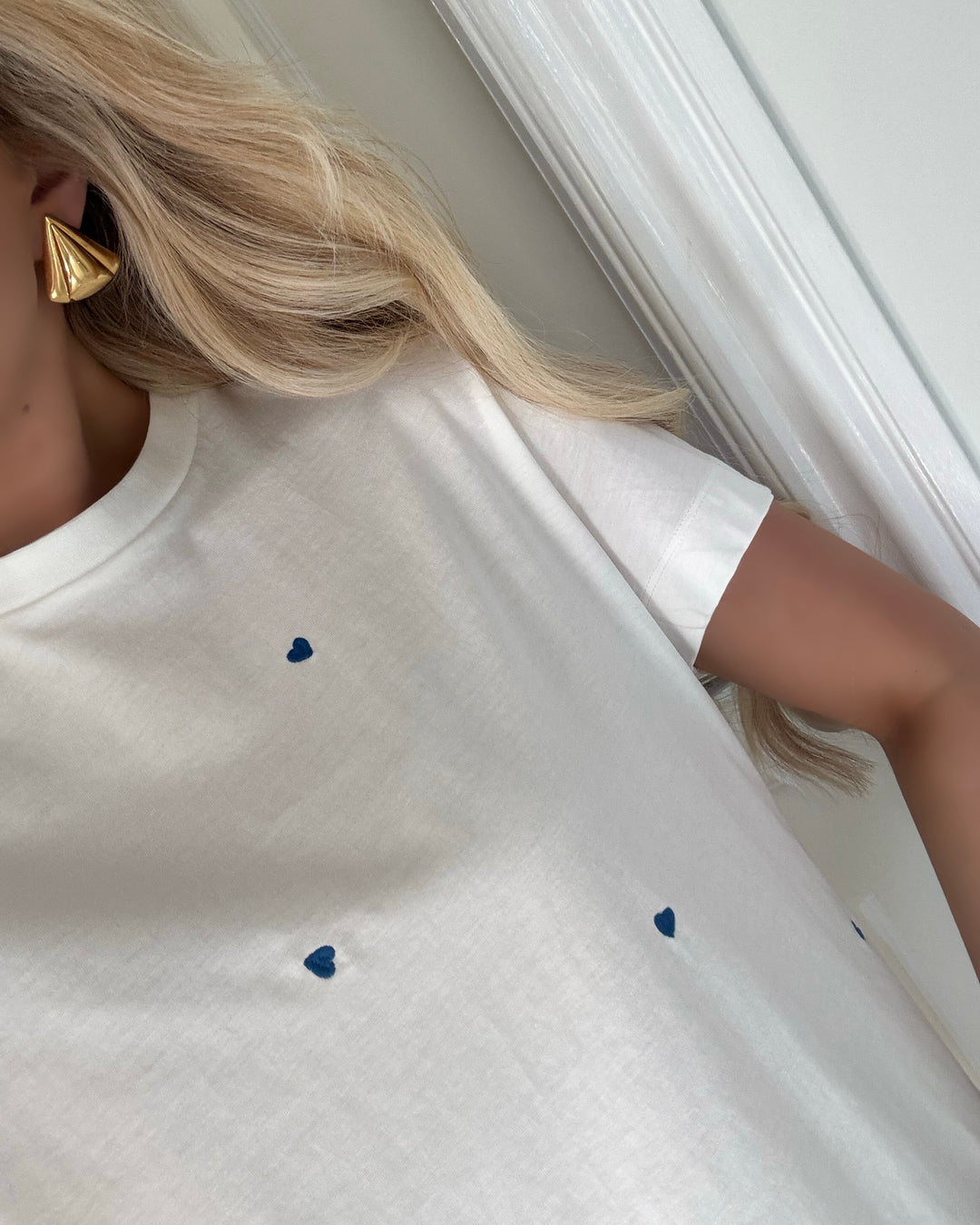 Vero Moda t-shirt solvei mette ss snow white/hearts