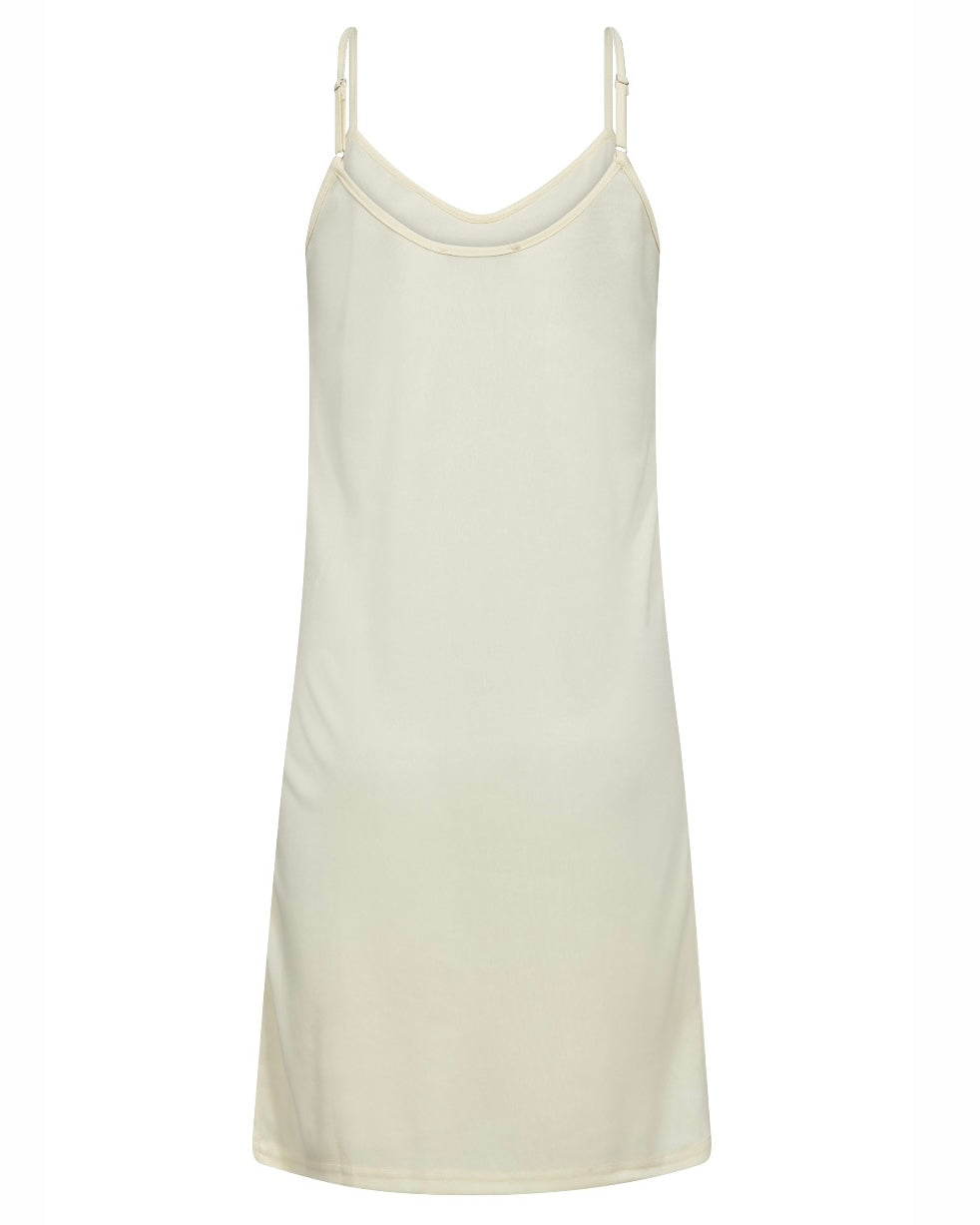A-View kjole slip pale yellow