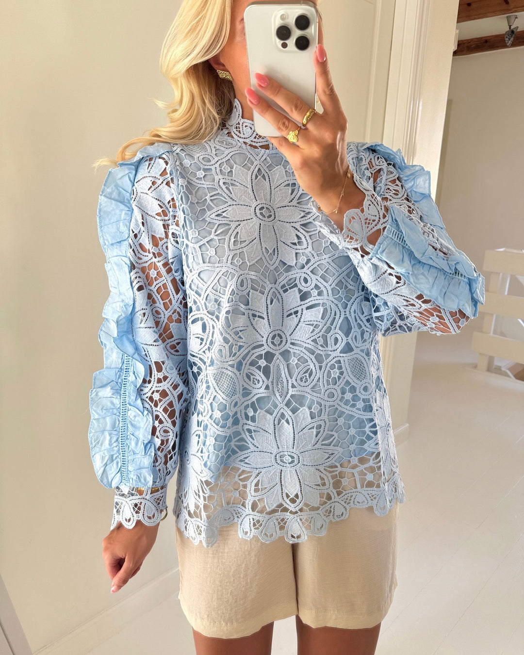 A-View bluse mira light blue