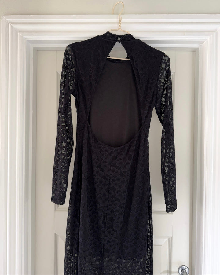 Vero Moda kjole lorene ls lace black