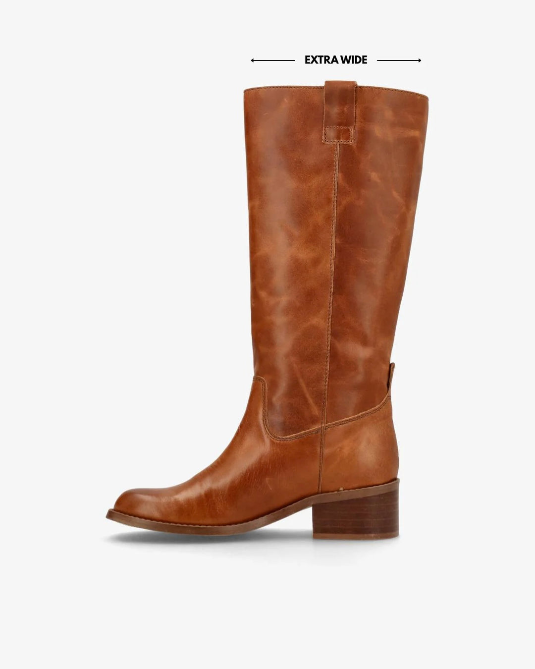 Phenumb støvler martina long wix cognac