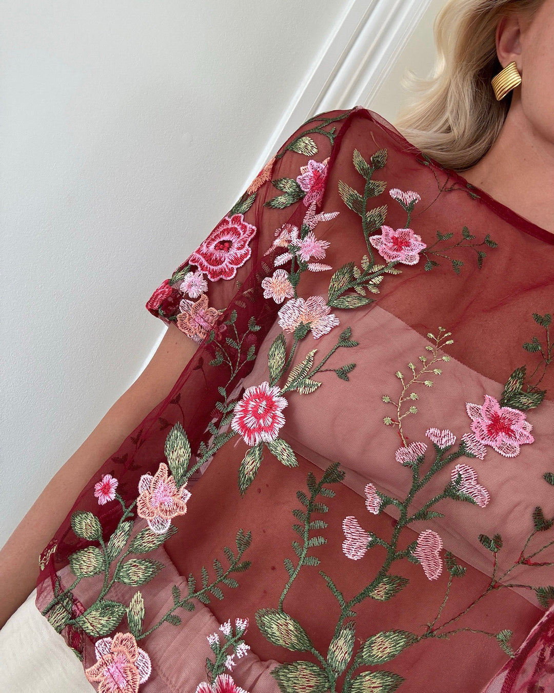 A-View bluse fuschia bordeaux/rose