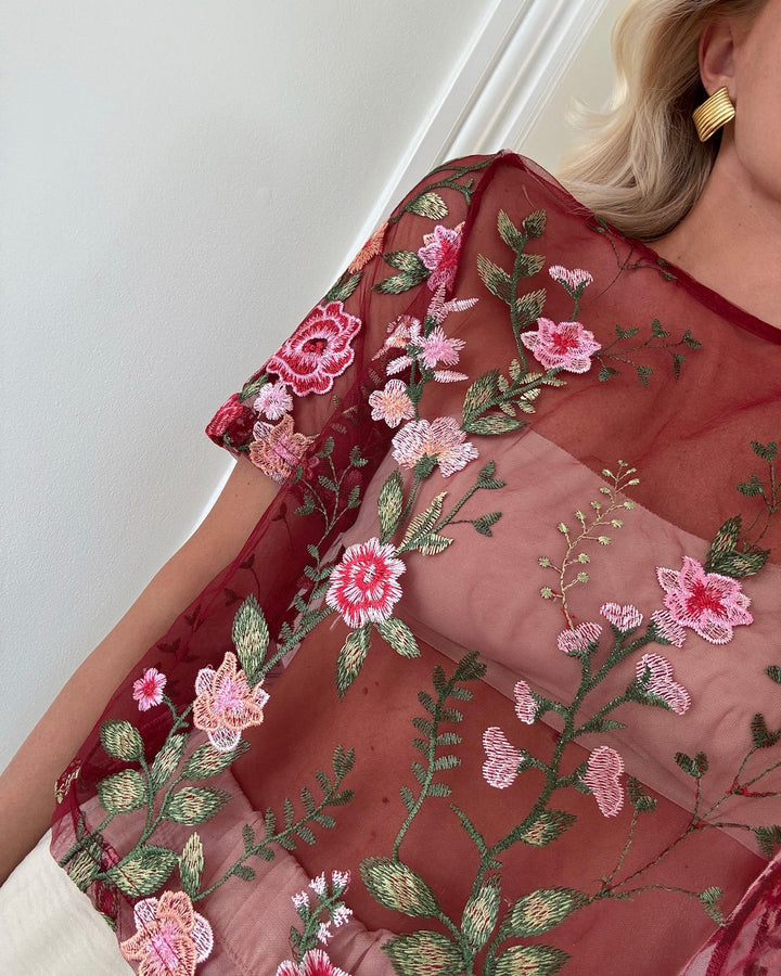 A-View bluse fuschia bordeaux/rose