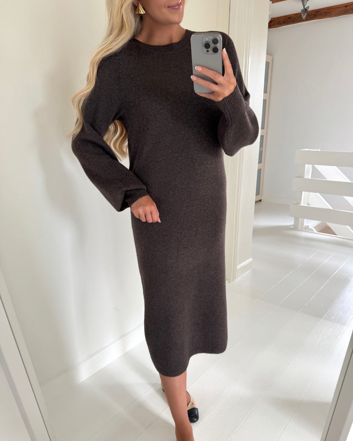 JDY kjole rue life ls maxi bracken/melange