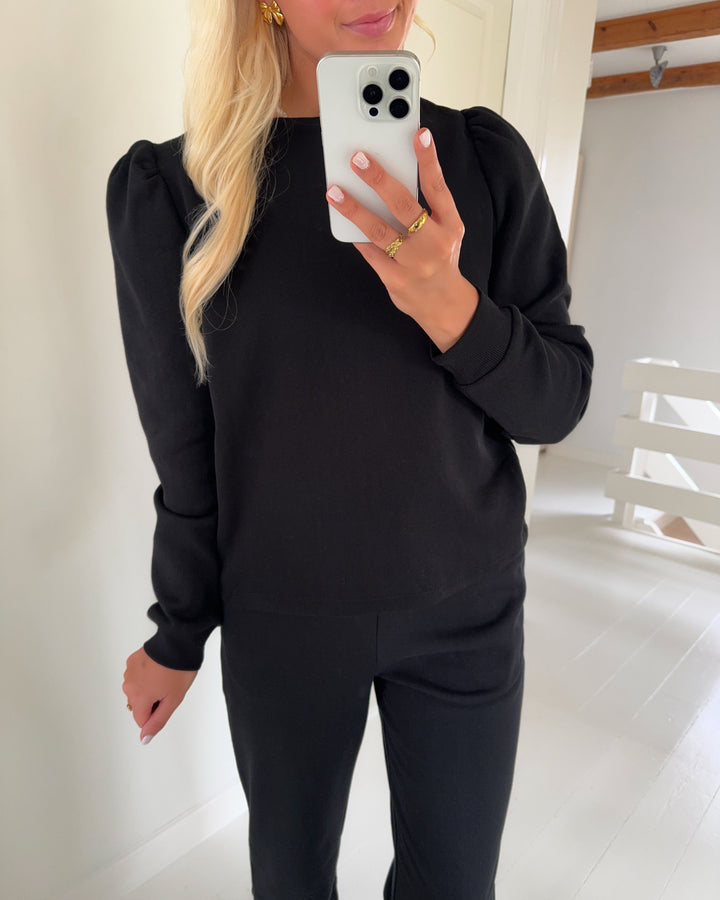 Pieces sweater chilli ls puff noos cp bc black