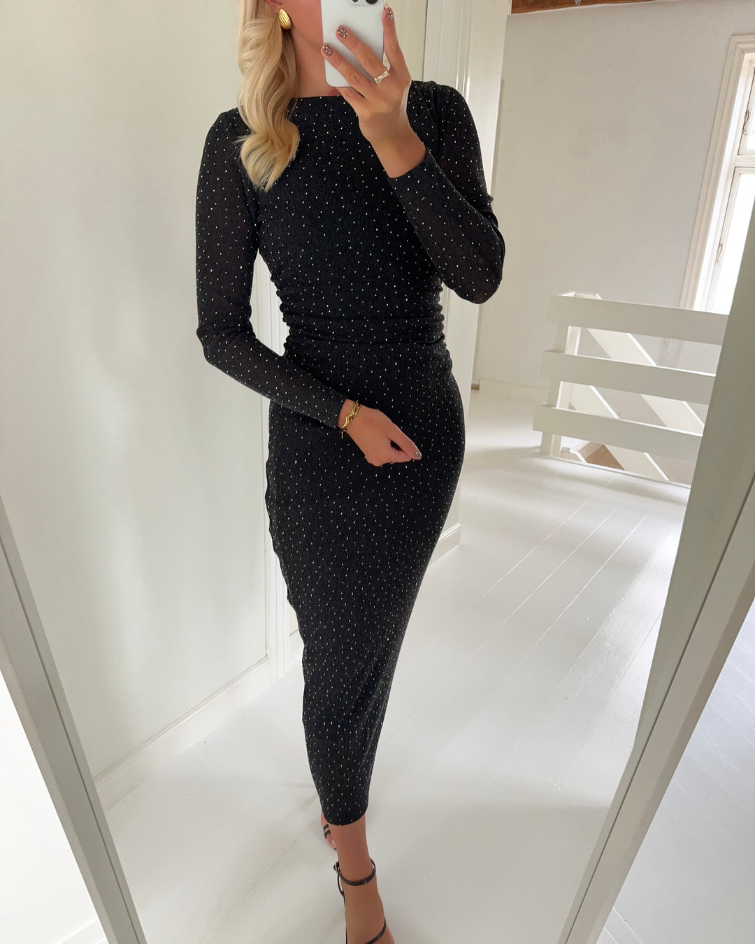 Sister's Point kjole esme-dr.ls11 black/silver