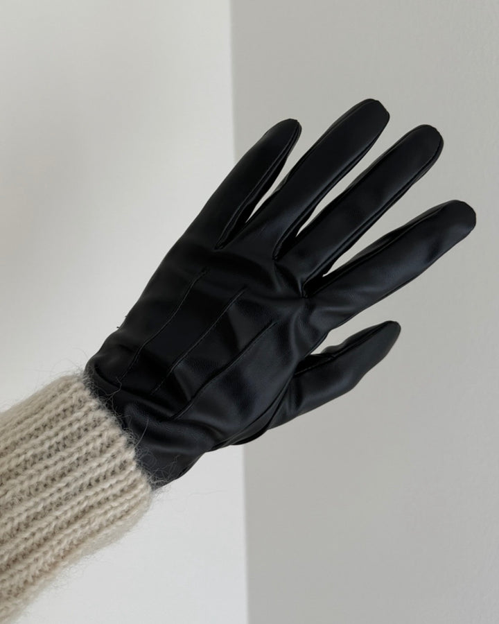 Vero Moda handsker suri smart coated black - FORUDBESTILLING LEV. UGE 50