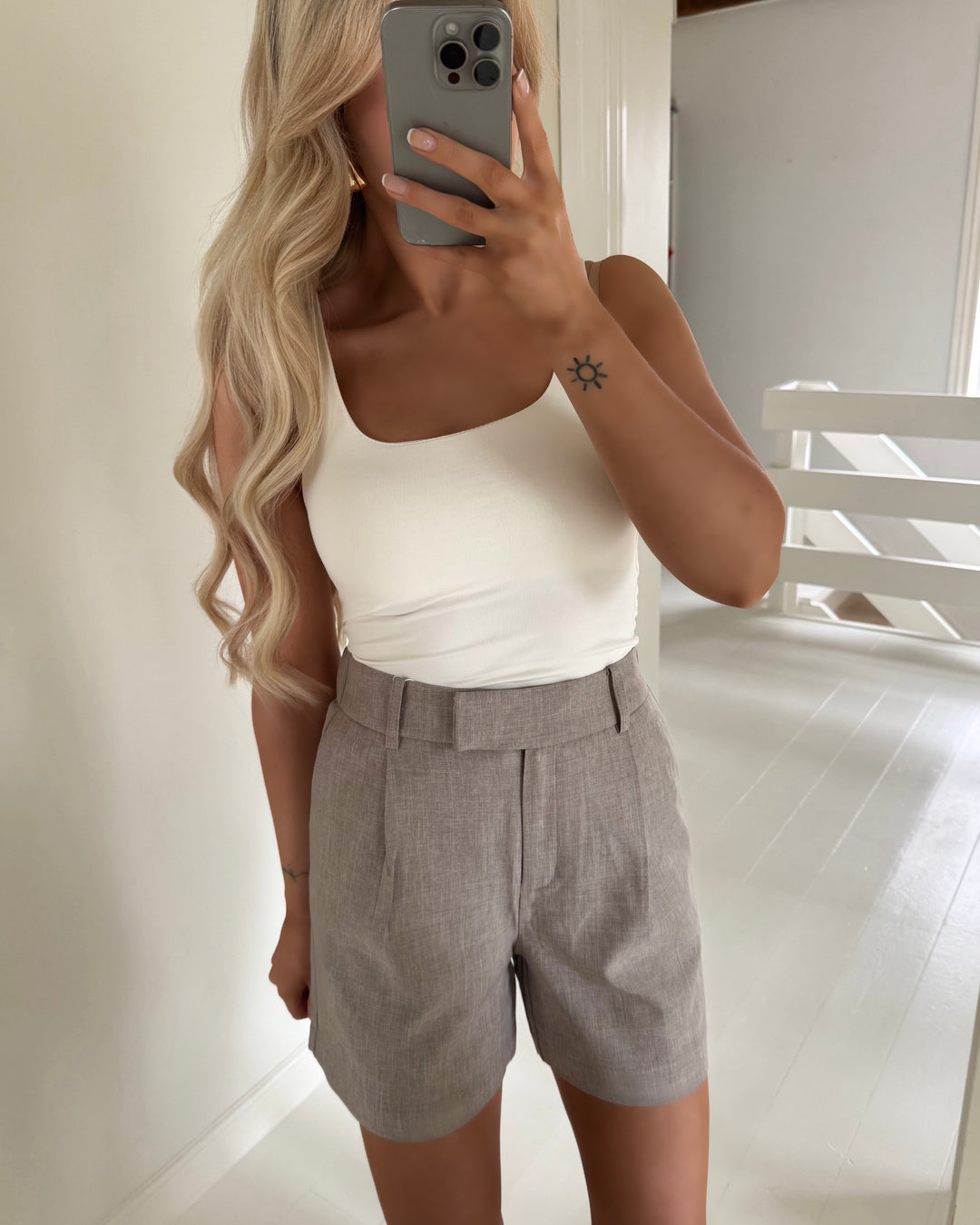 Only shorts linda hw mel fungi/melange
