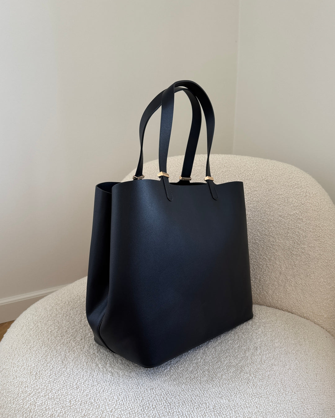 Pieces taske kopa shopper black