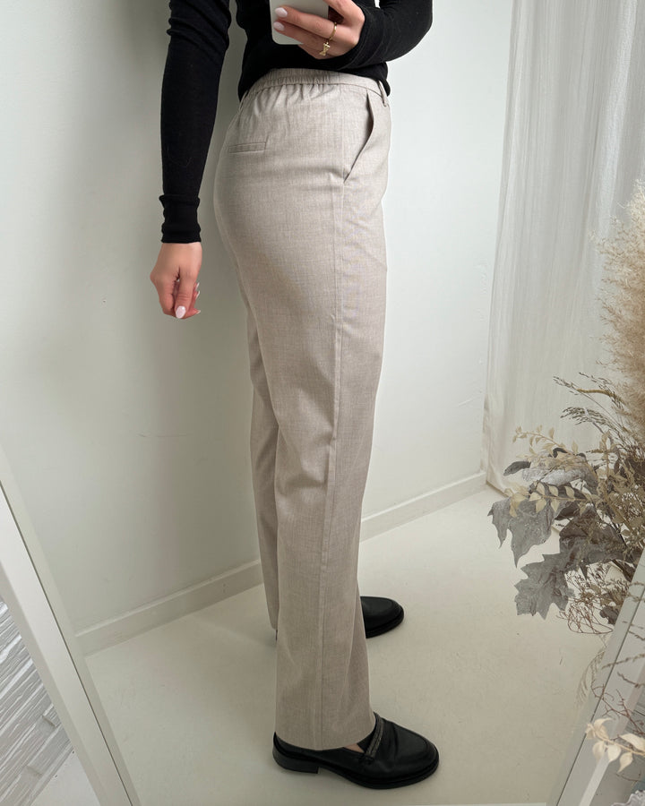 Vero Moda bukser maya silver mink/melange